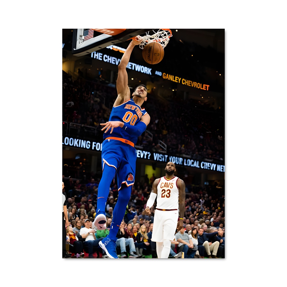 Poster Envolée de Dunk – affiche Basketball